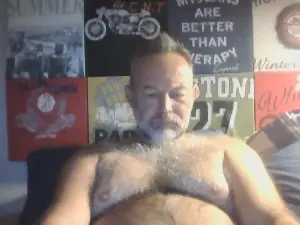 Cam4 Nude Webcam of bear70s