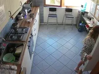 Camsoda Free Live Porn of voyeurcam-julmodels-kitchen-2