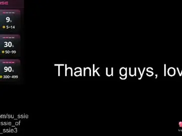 Chaturbate Best live sex cam show of su_ssie