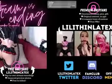 Chaturbate Sex Chat of lilithinlatex