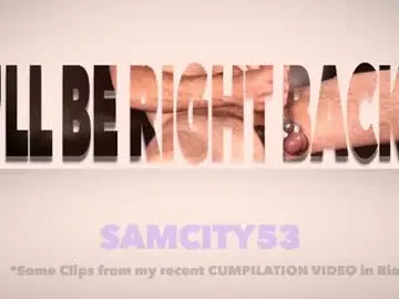 Chaturbate Free Porn Cam of samcity53