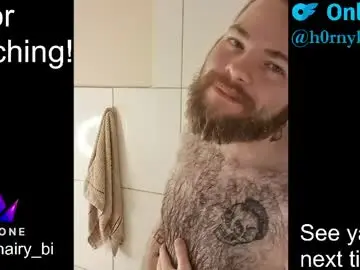 Chaturbate Best live sex cam show of hornyhairy_bi