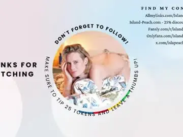 Chaturbate Live Sex of island_peach