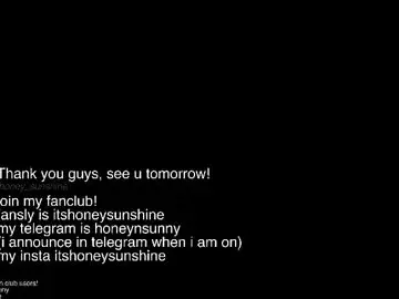 Chaturbate Live Sex Cam of honey_sunshine