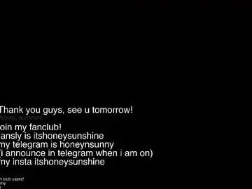 Chaturbate Private Sex Chat of honey_sunshine
