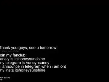 Chaturbate Live Sex of honey_sunshine