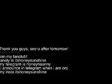 Chaturbate Private Sex Chat of honey_sunshine
