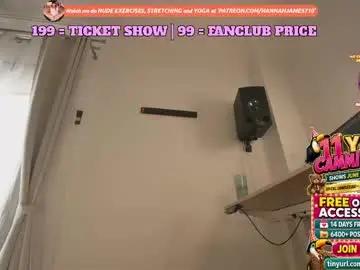 Chaturbate Live Porn of hannahjames710